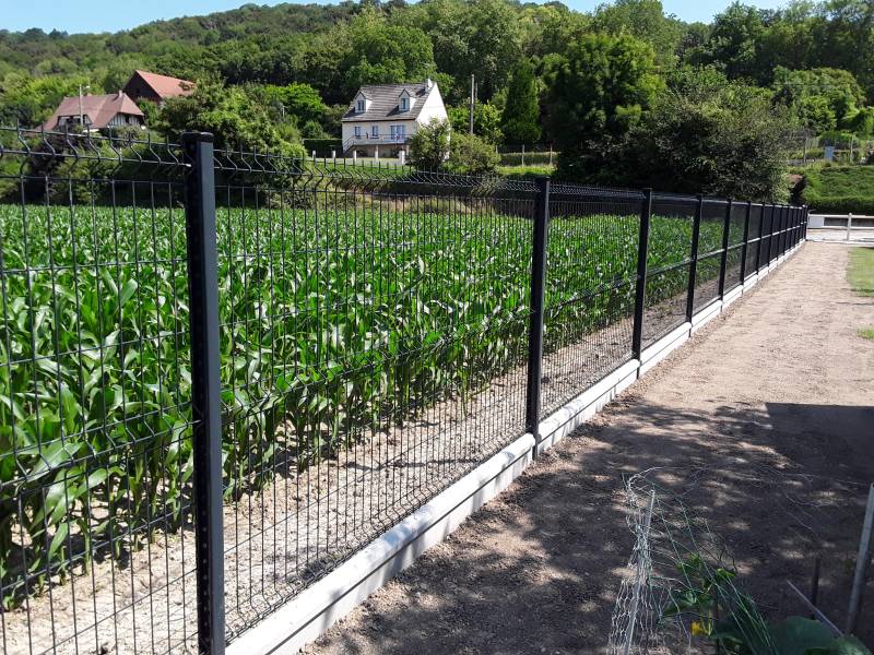 clôture rigide sur la commune de Duclair 76